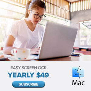 Purchase Easy Screen OCR for Mac